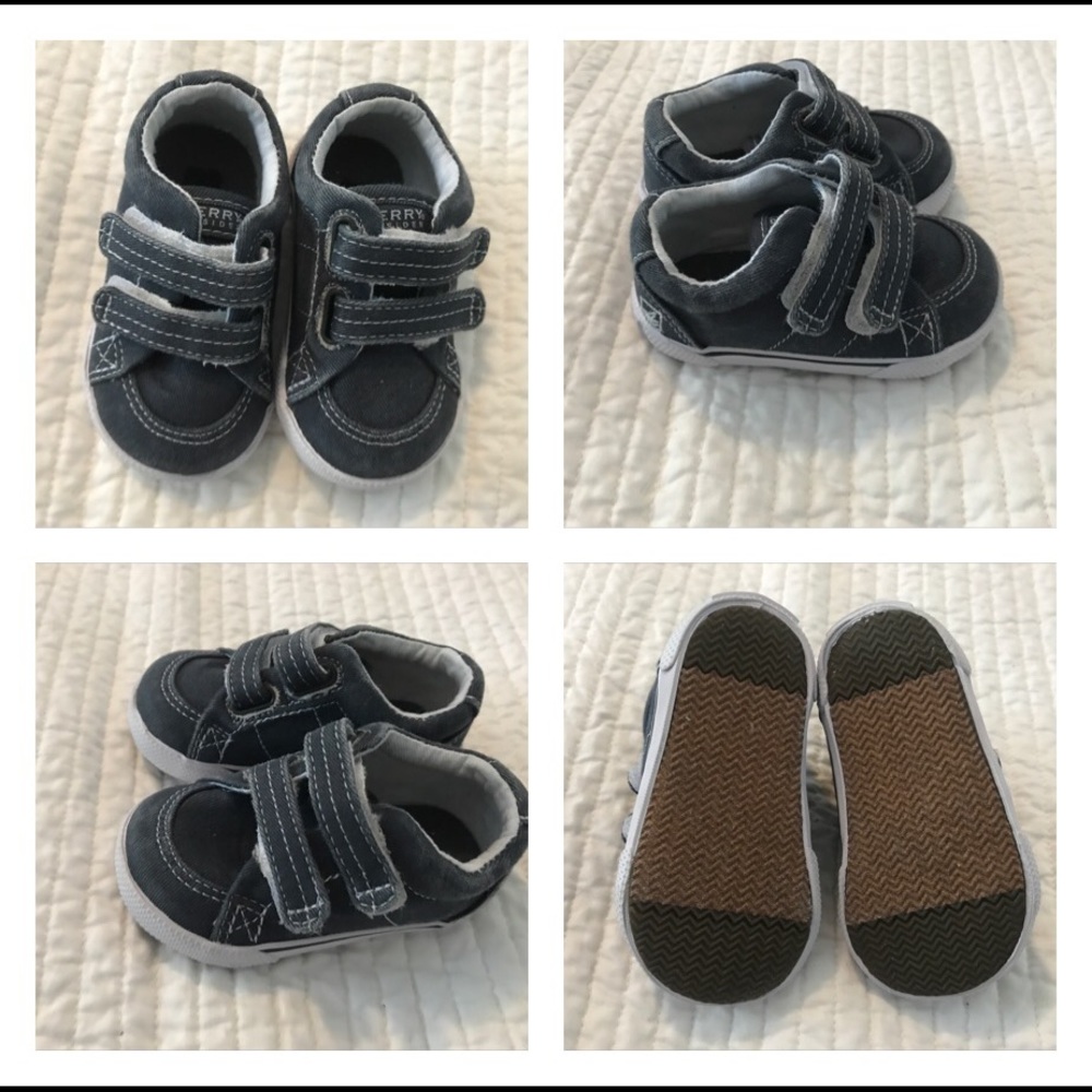 Sperry size 2 (3-6 months) top-siders EUC